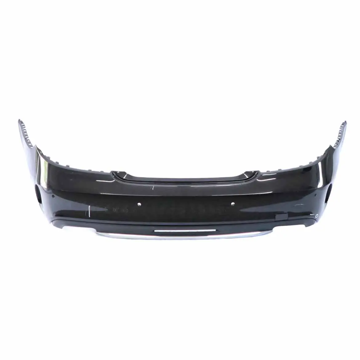 Mercedes W218 Bumper Rear Trim Panel Cover Obsidian Black Metallic - 197