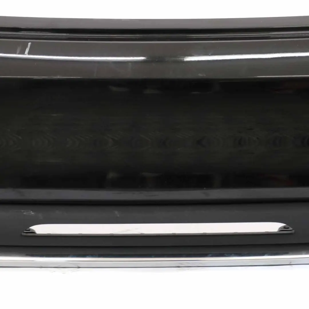 Mercedes W218 Bumper Rear Trim Panel Cover Obsidian Black Metallic - 197