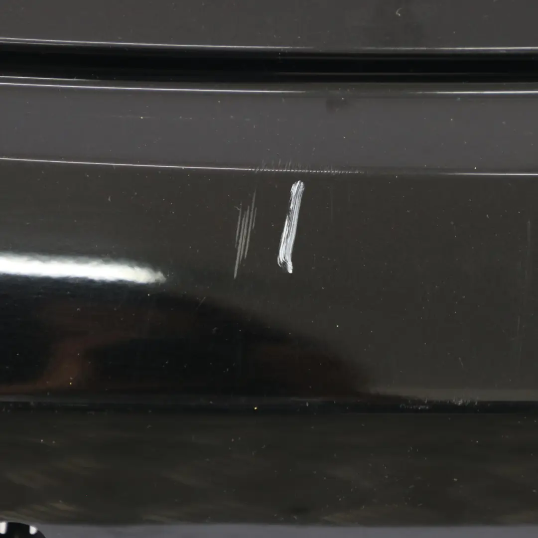 Mercedes W218 Bumper Rear Trim Panel Cover Obsidian Black Metallic - 197