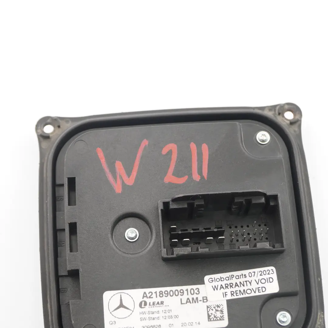 Headlight Module Mercedes W204 C218 W246 Front Ballast Control Unit A2189009103