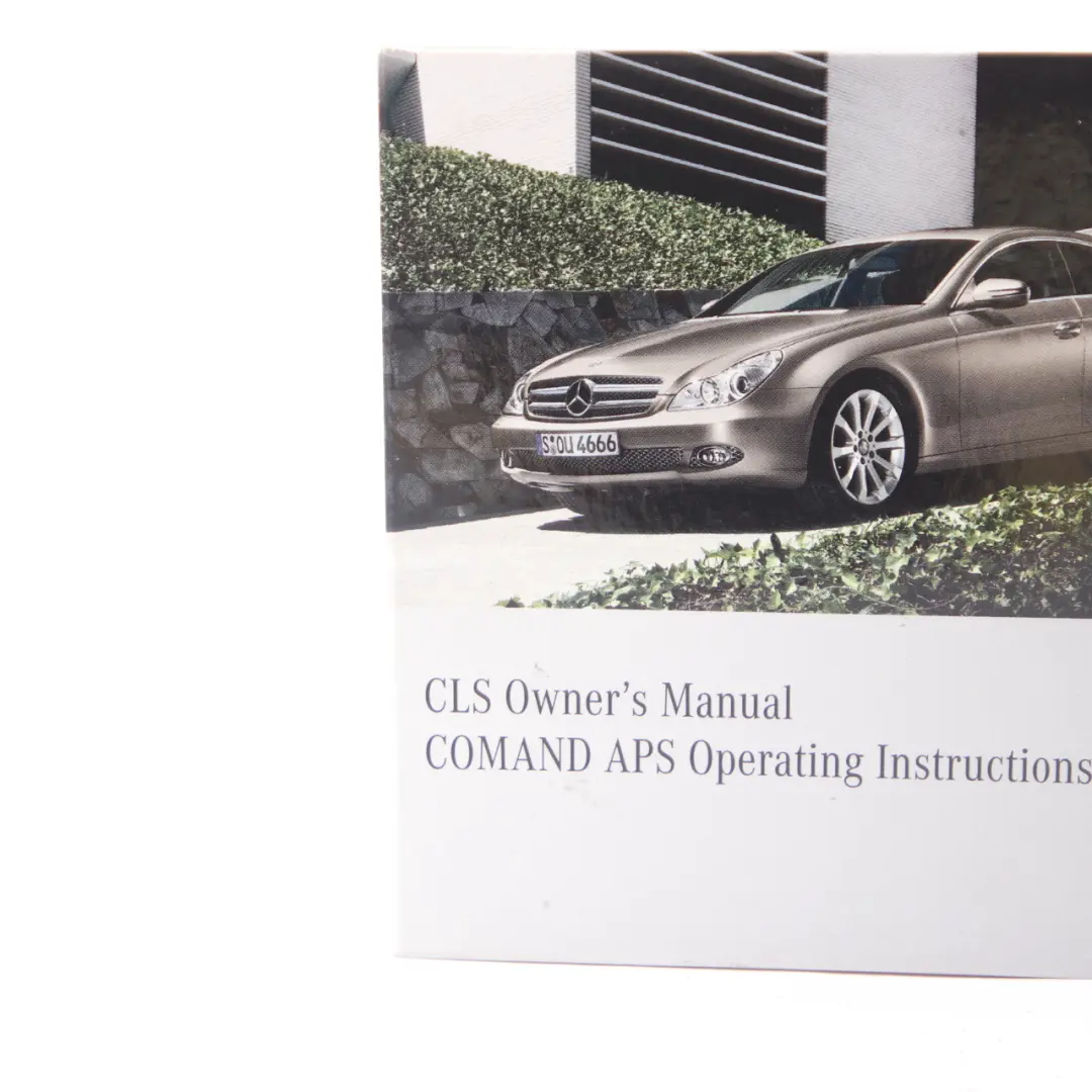 Mercedes W219 Owner's Manual DVD Disc COMAND APS Navigation Instructions