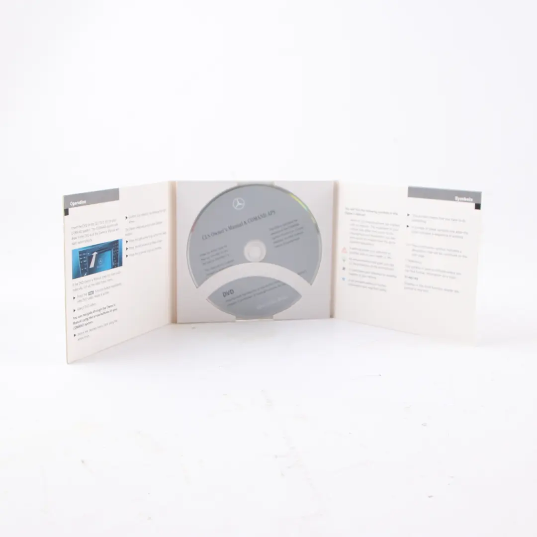 Mercedes W219 Owner's Manual DVD Disc COMAND APS Navigation Instructions