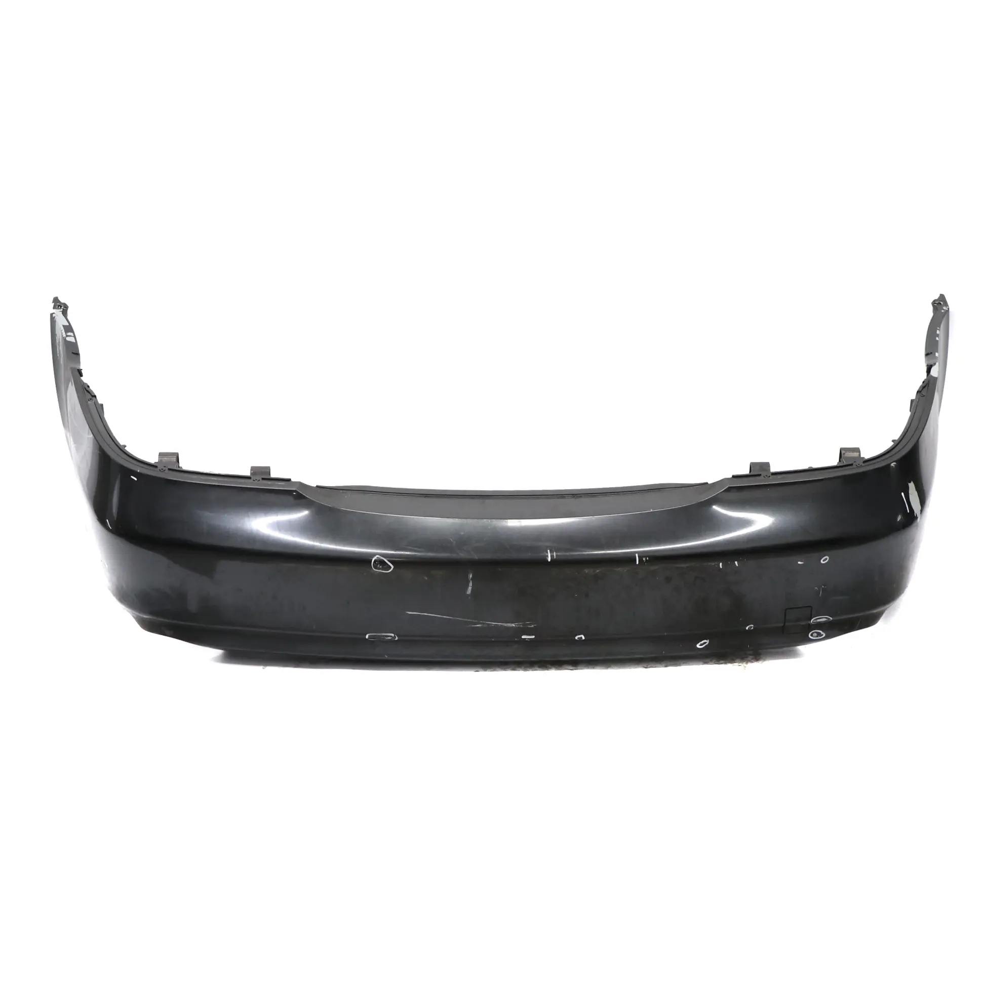 Mercedes W219 Rear Bumper Trim Panel Covering Obsidian Black Metallic - 197