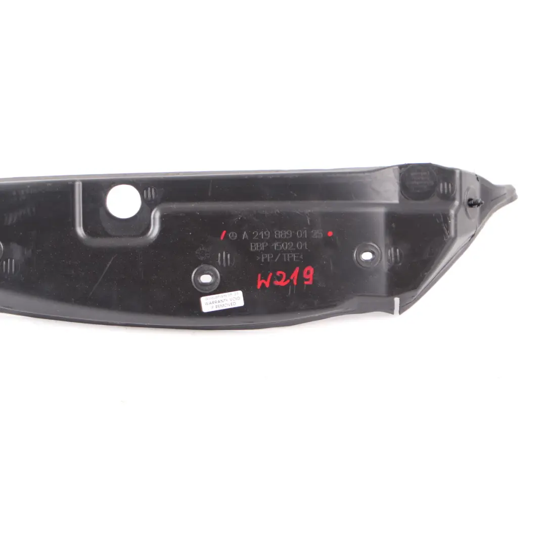 Mercedes CLS W219 Panel lateral delantero izquierdo Tapa embelecedor A2198890125