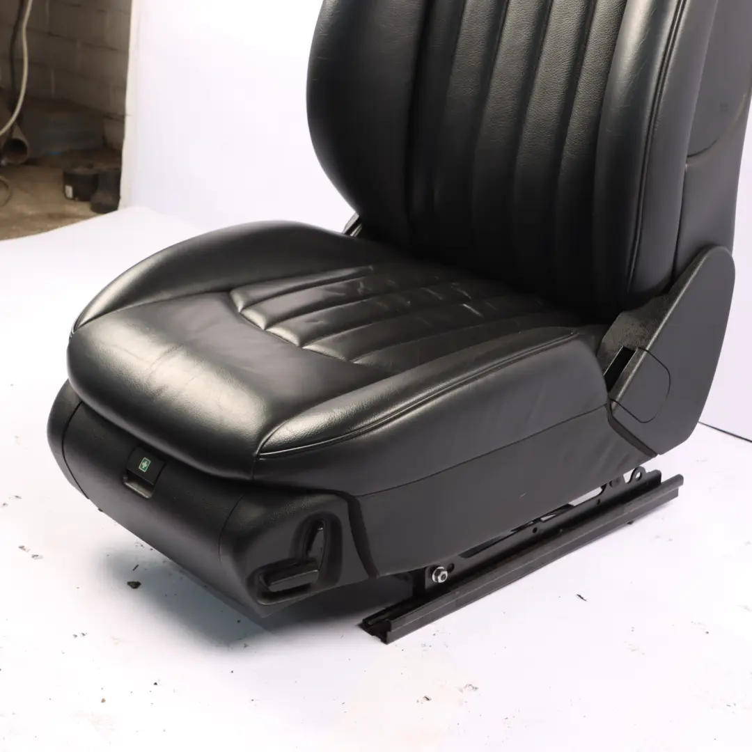 Mercedes CLS C219 Front Seat Left N/S Heated Electric Interior Leather Black