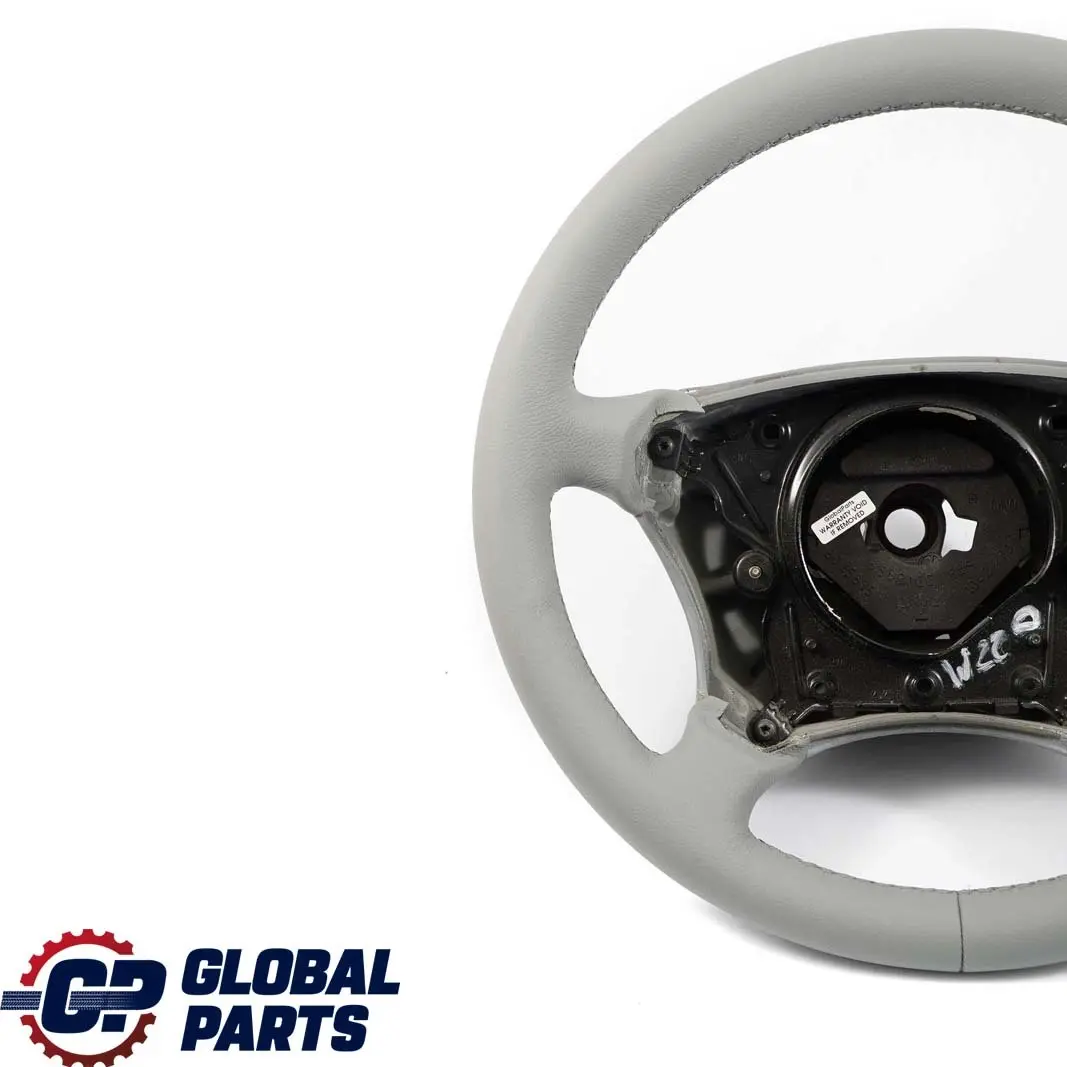 Mercedes-Benz S-Class W220 NEW Grey Leather Steering Wheel A2204600403