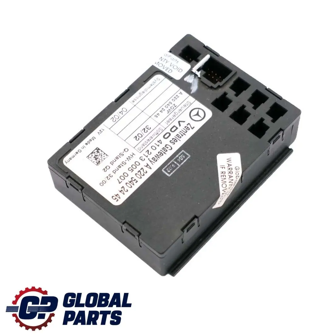 Mercedes-Benz S-Class W220 Central Gateway Control Unit Module ECU A2205402445