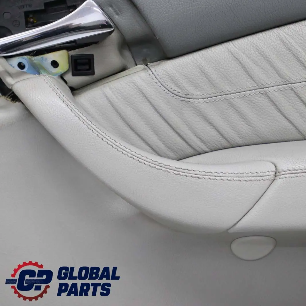 Mercedes-Benz S-Class W220 Front Right O/S Door Card Trim Panel Leather Grey