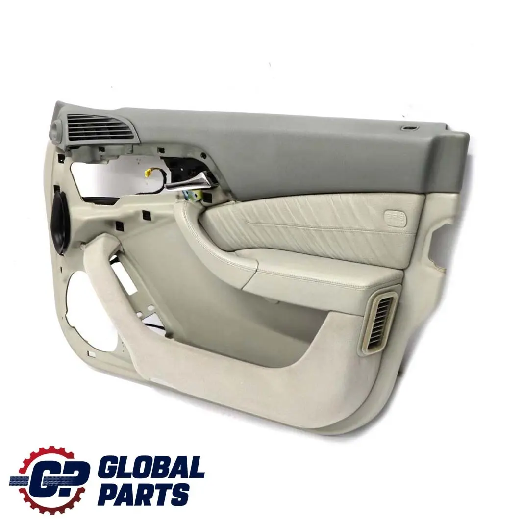 Mercedes-Benz S-Class W220 Front Right O/S Door Card Trim Panel Leather Grey