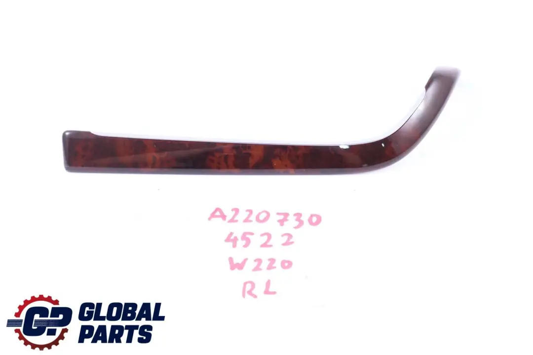 Mercedes-Benz S-Klasse W220 Blende Tür Holz Hinten Links A2207304522