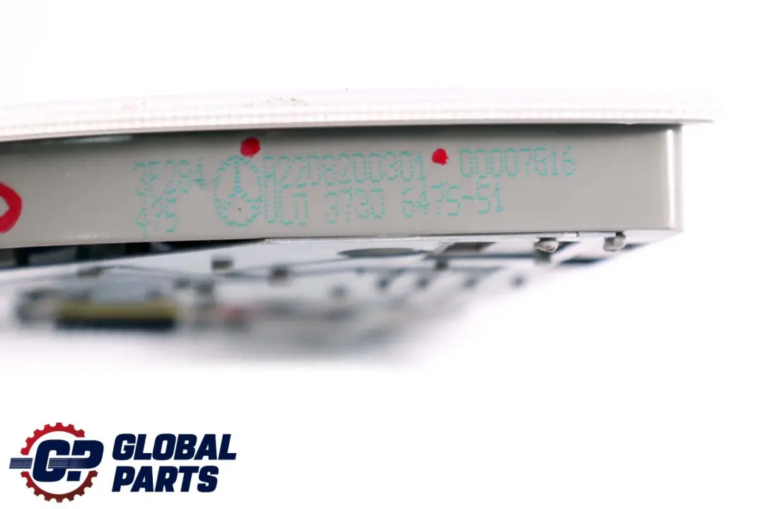 Mercedes-Benz S-Class W220 Rear Interior Roof Light Lamp Grey A2208200301
