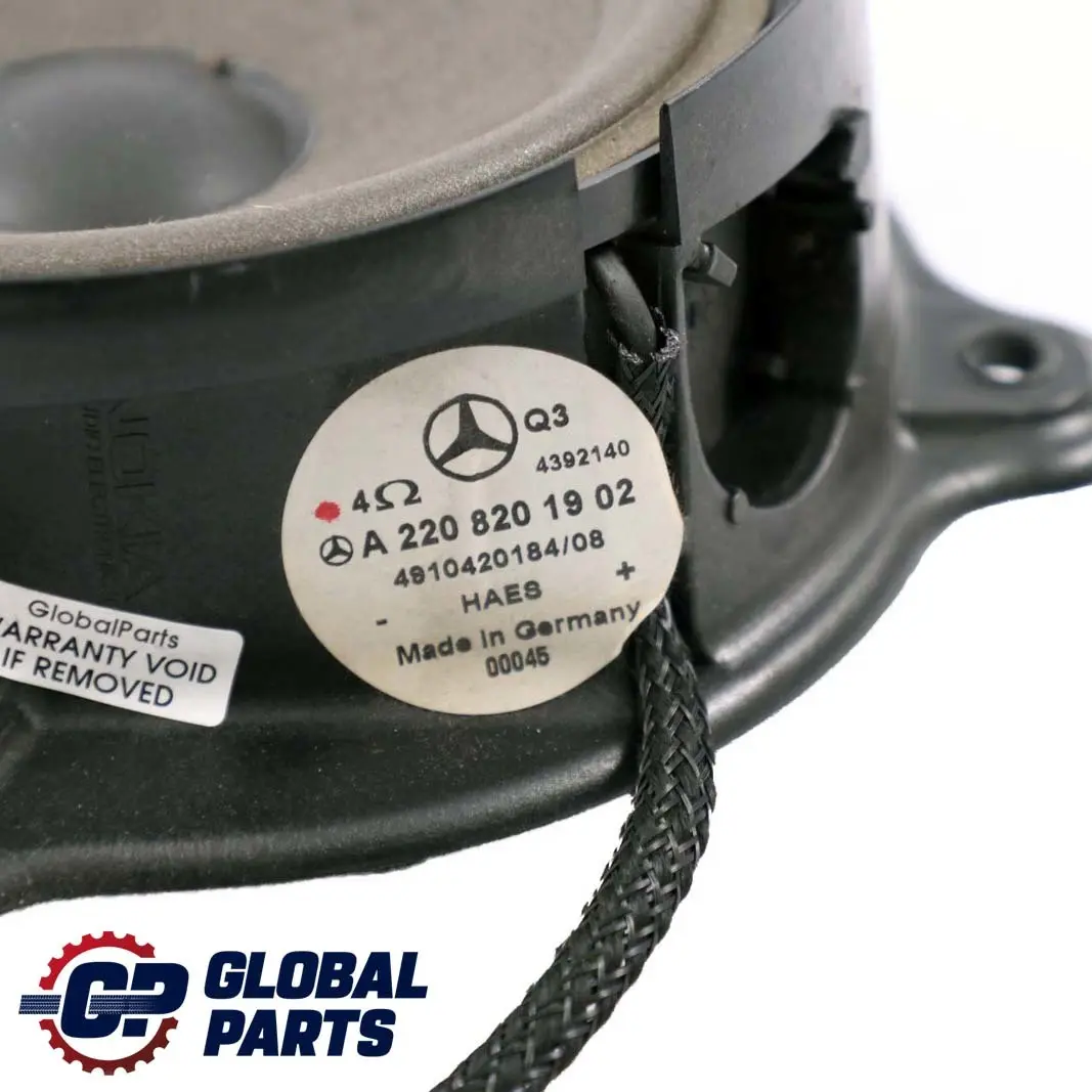 Mercedes-Benz S-Class W220 Rear Left N/S Door Loudspeaker Speaker A2208201902