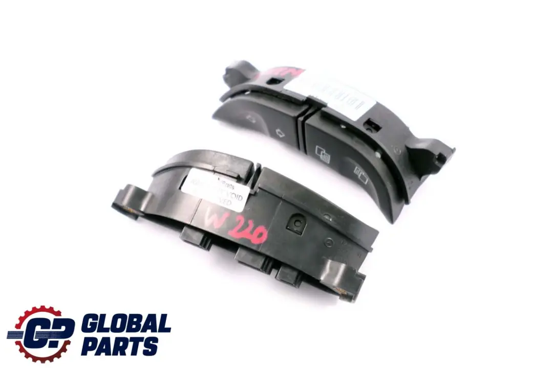 Steering Wheel Button Switch Black Multifunction Mercedes C215 W220 - SKU A2208210679 - Part number A2208210679
