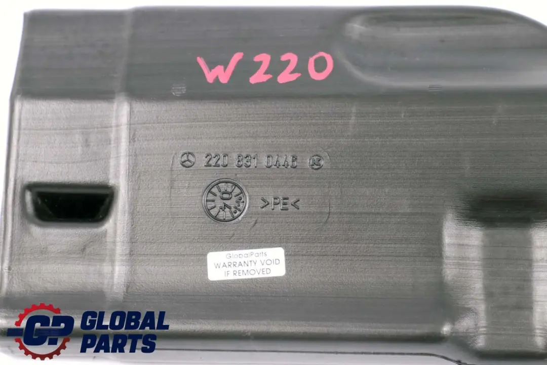 Mercedes CL C215 W220 Conducto De Aire Tubo De Plastico Derecho A2208310446