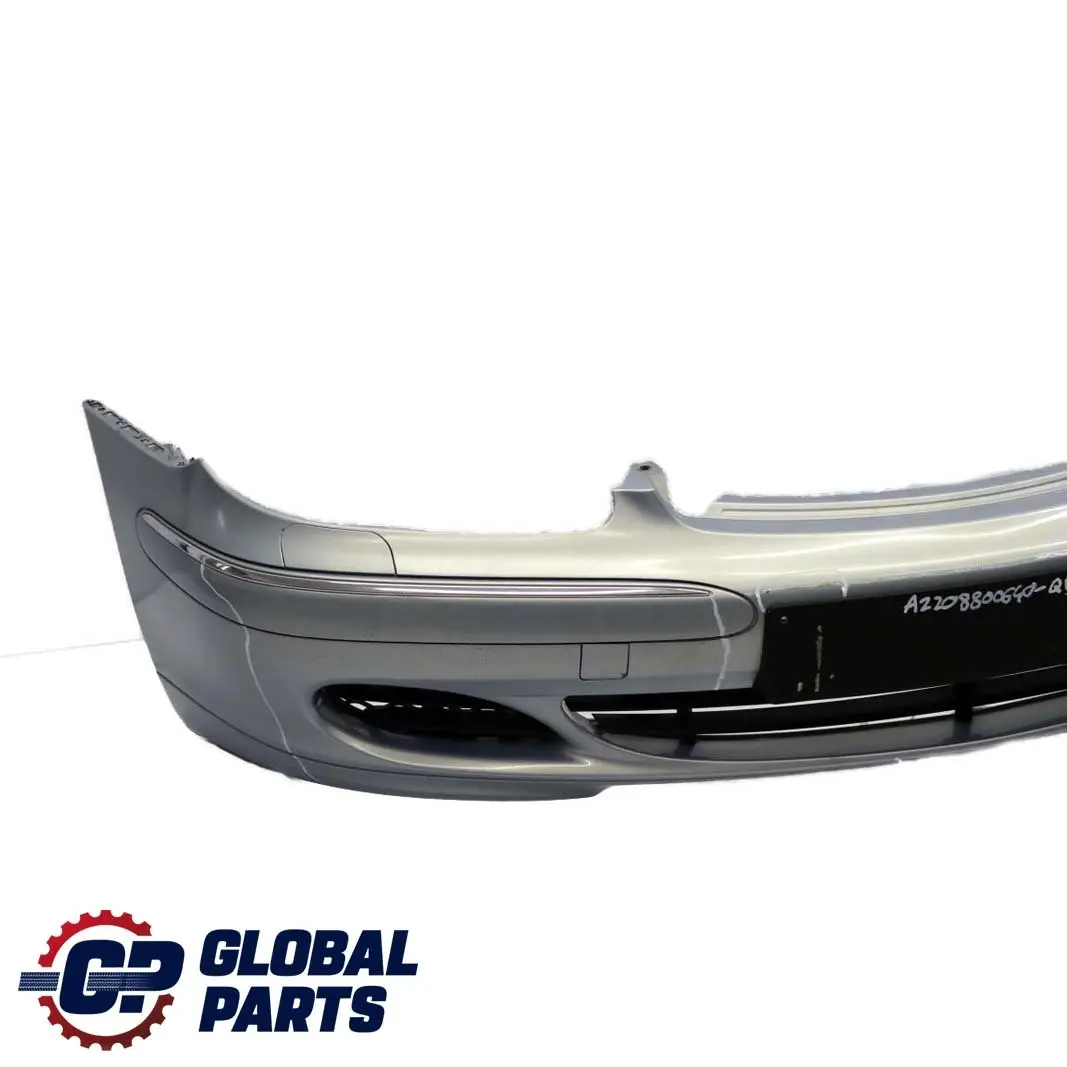 Mercedes-Benz S-Class W220 Front Bumper Trim Panel Chalcedonblau Blue - 347