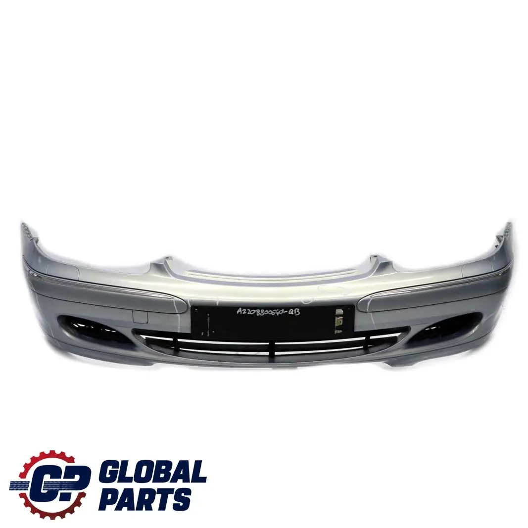 Mercedes-Benz S-Class W220 Front Bumper Trim Panel Chalcedonblau Blue - 347