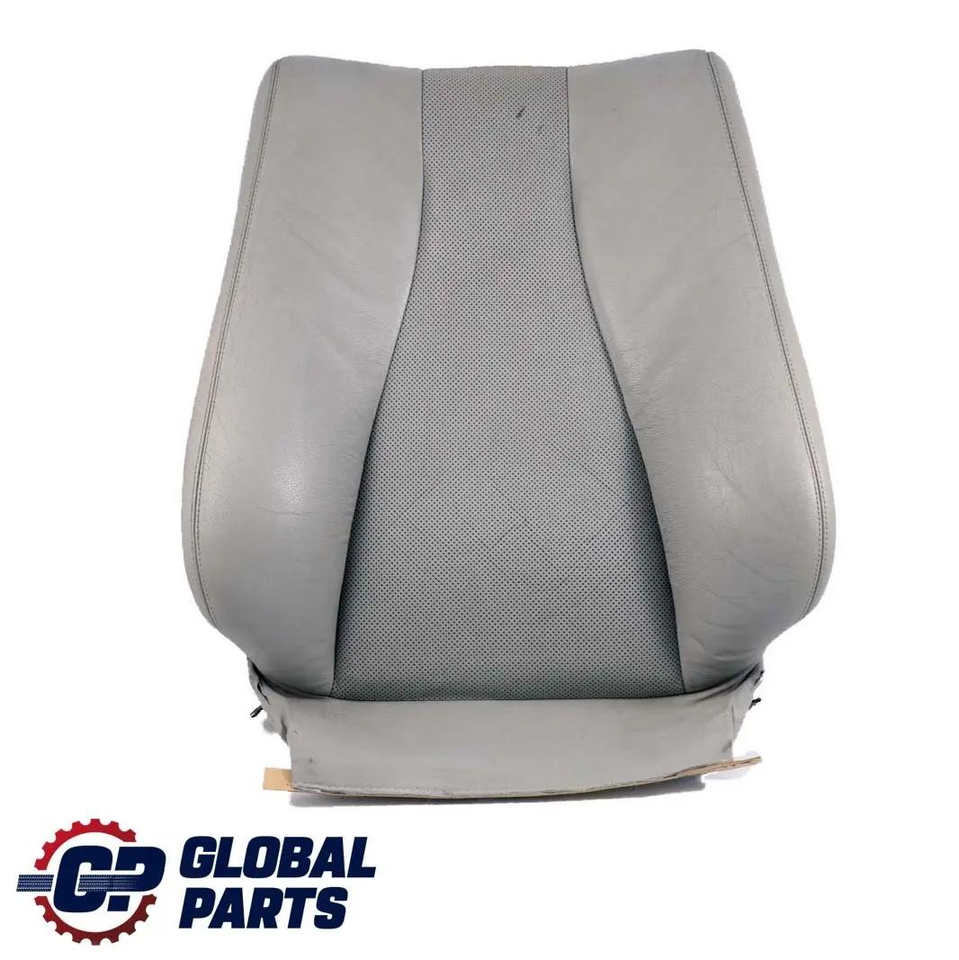 Mercedes-Benz S-Class W220 Front Seat Backrest Trim Cover Leather Grey