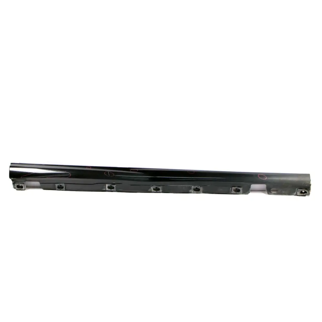 Mercedes-Benz S W221 Door Sill Side Cover Skirt Right O/S Obsidian Black - 197