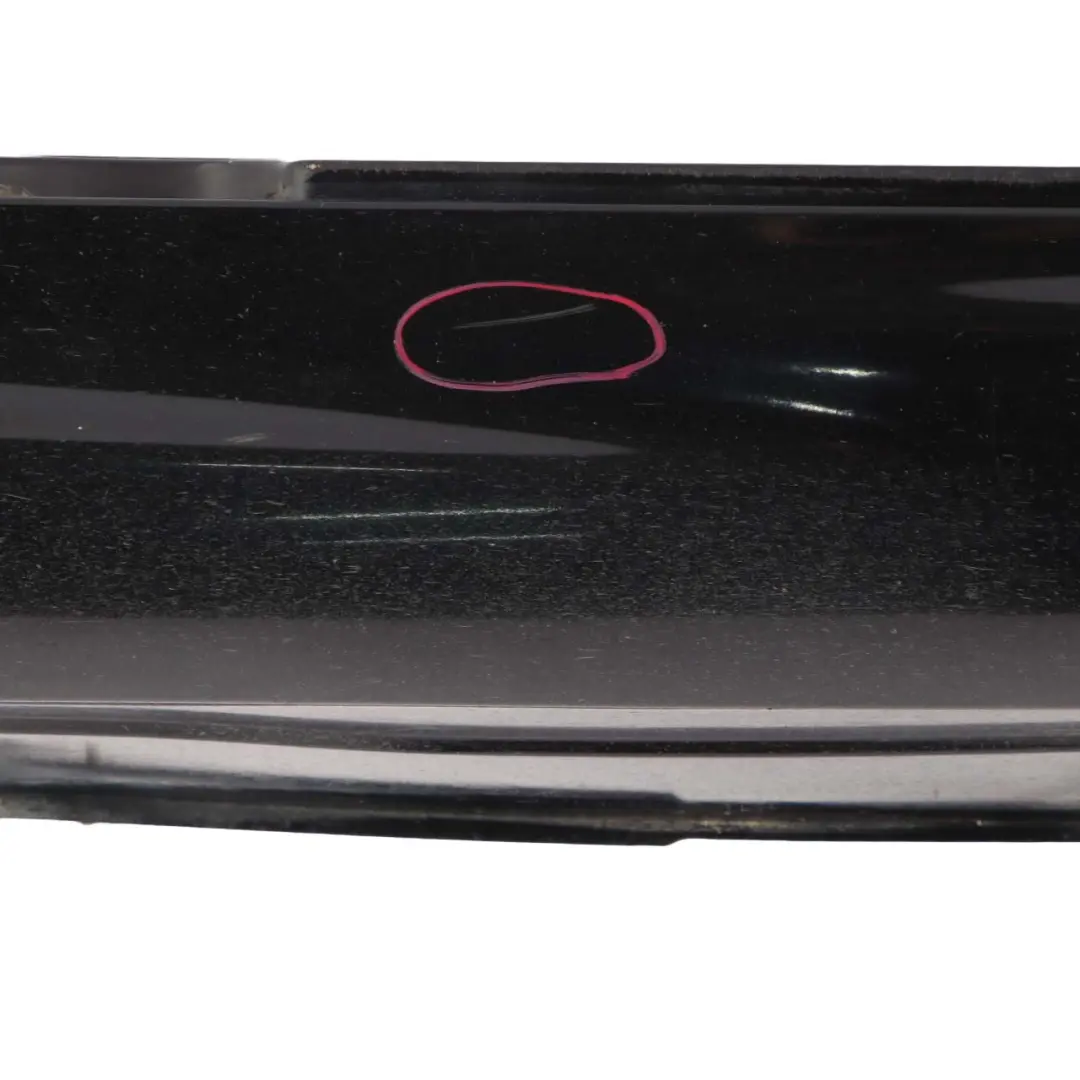 Mercedes-Benz S W221 Door Sill Side Cover Skirt Right O/S Obsidian Black - 197