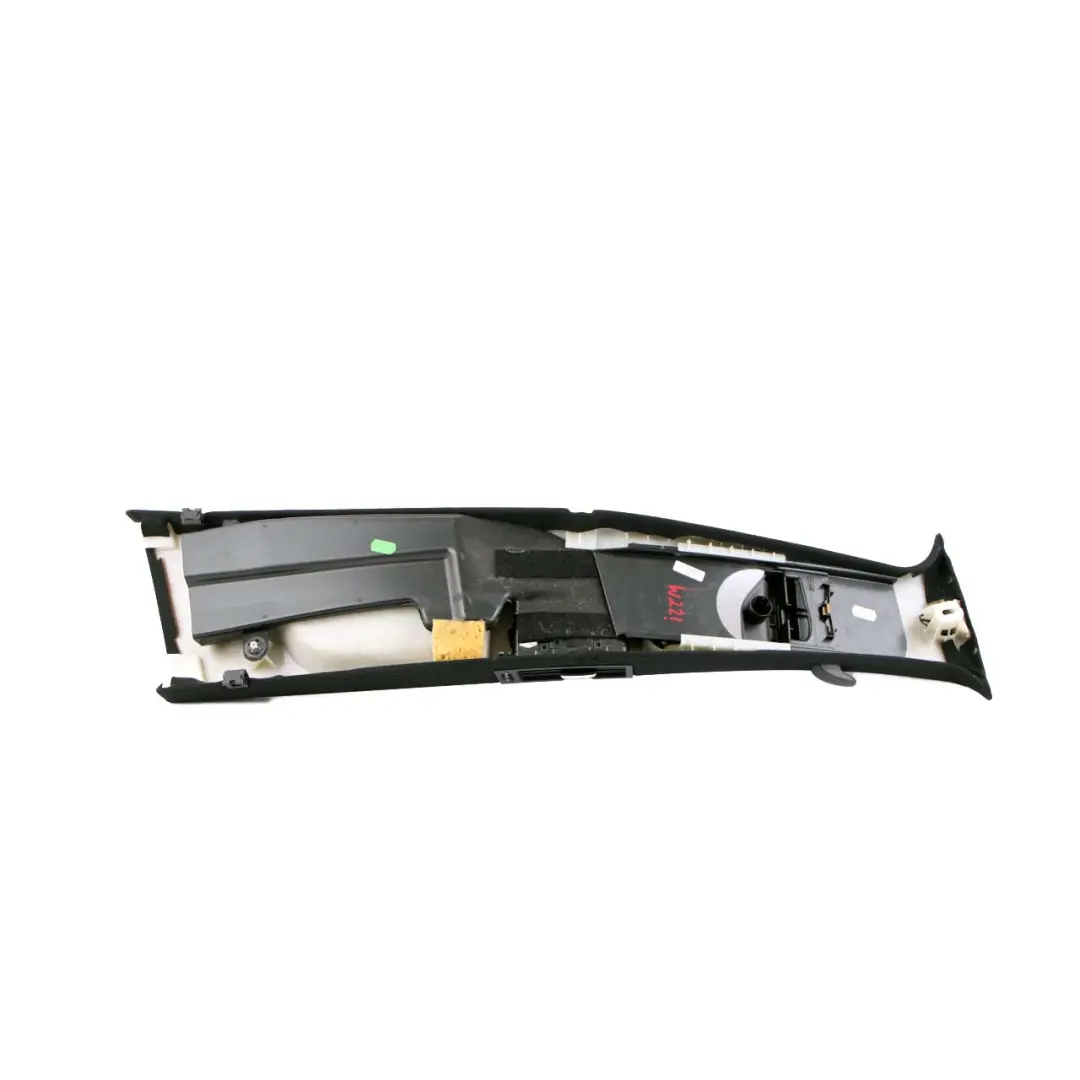 Mercedes-Benz S-Class W221 Left N/S B-Pillar Middle Trim Cover Black A2216921122