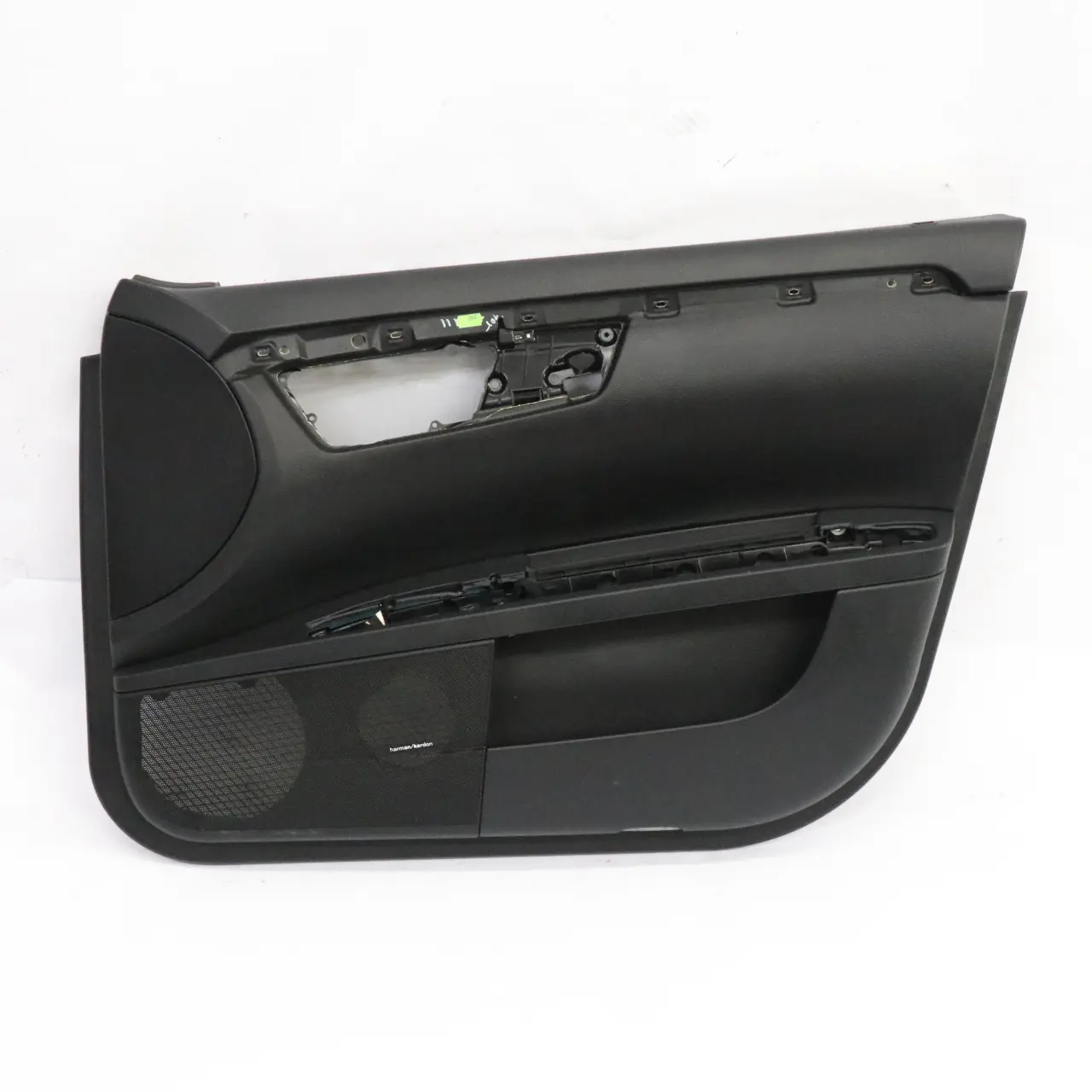 Mercedes W221 Couvercle Carte Porte Avant Droite Trim Panel Cuir Noir Nappa