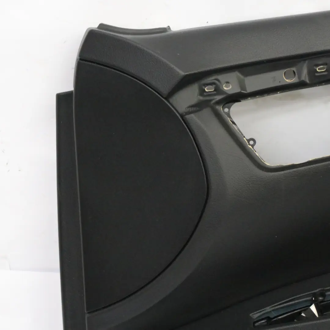 Mercedes W221 Door Card Cover Front Right O/S Trim Panel Black Leather Nappa