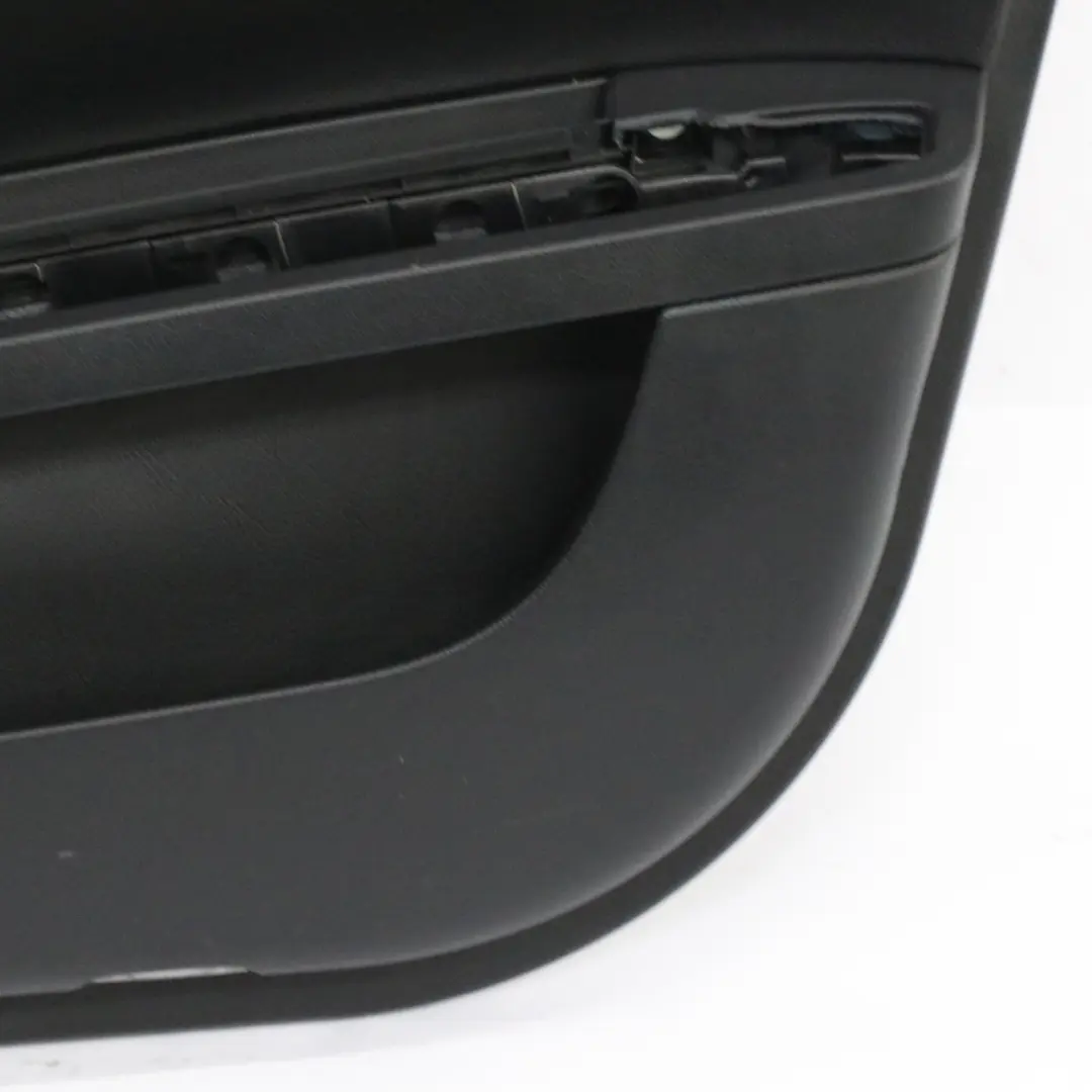 Mercedes W221 Door Card Cover Front Right O/S Trim Panel Black Leather Nappa