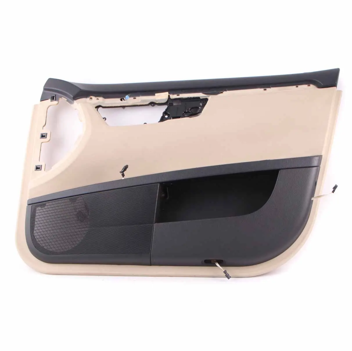 Mercedes W221 Door Card Cover Front Right O/S Trim Panel Beige Leather