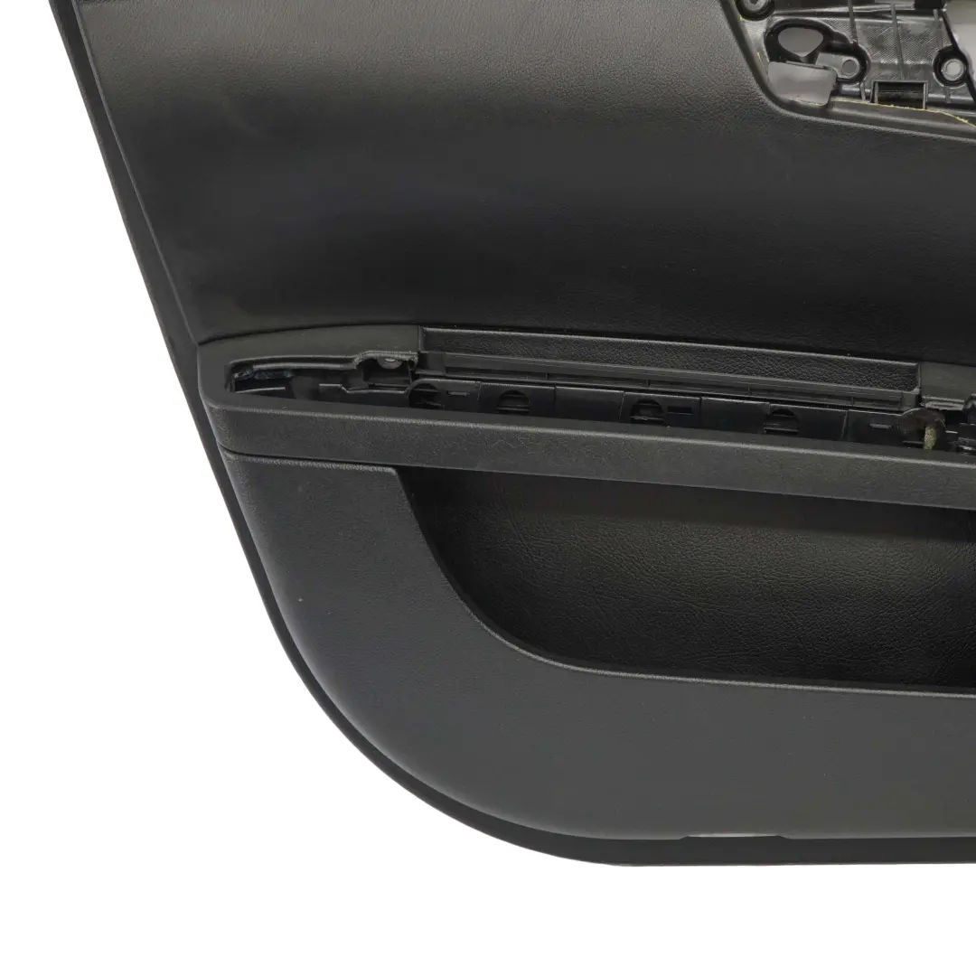 Mercedes-Benz S-Class W221 Front Left N/S Door Card Trim Panel Black Leather