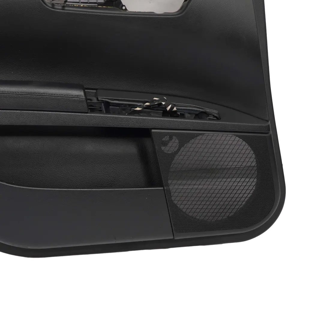 Mercedes W221 Trasera Izquierda Panel De La tarjeta De puerta De cuero negro