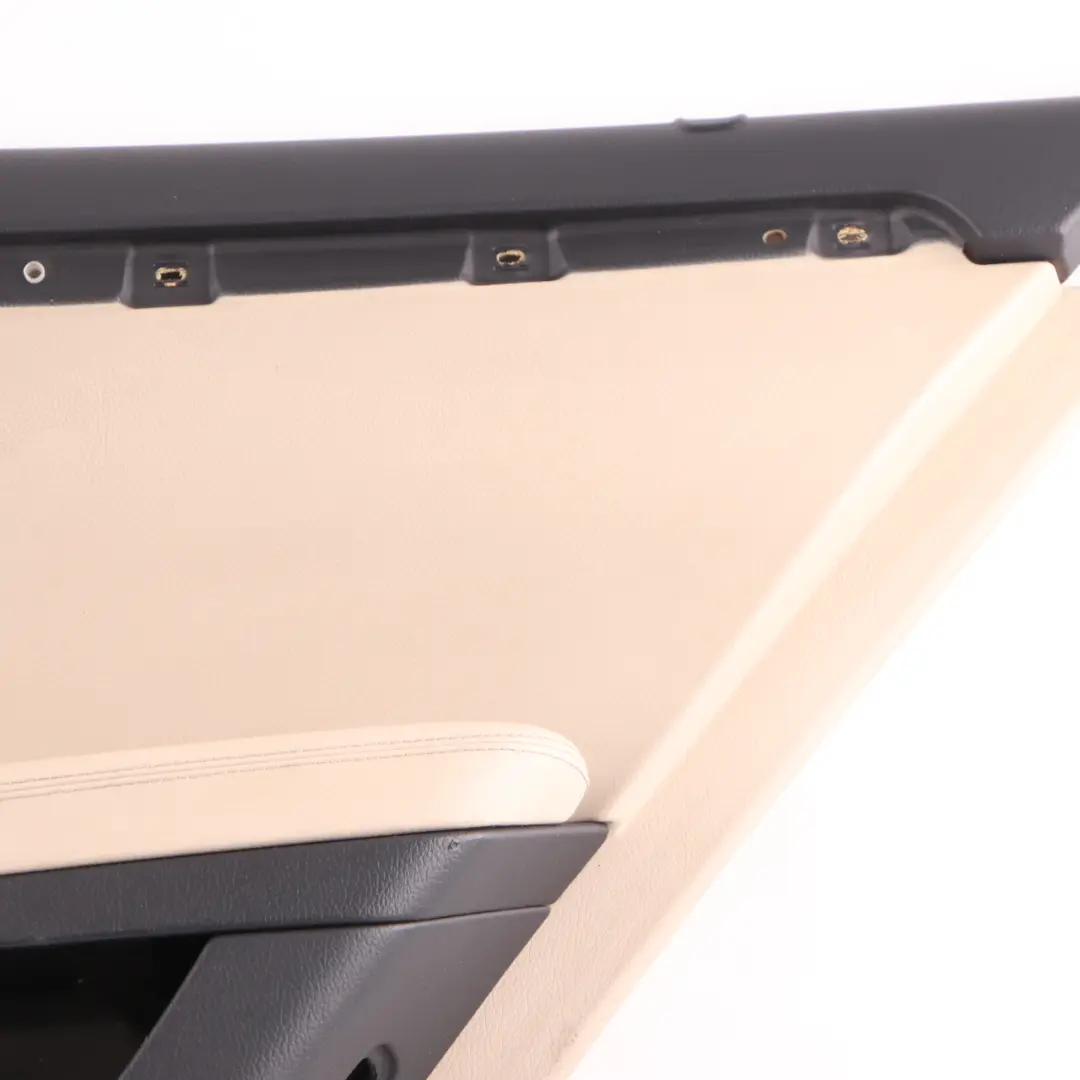 Mercedes W221 Door Card Cover Rear Right O/S Trim Panel Beige Leather