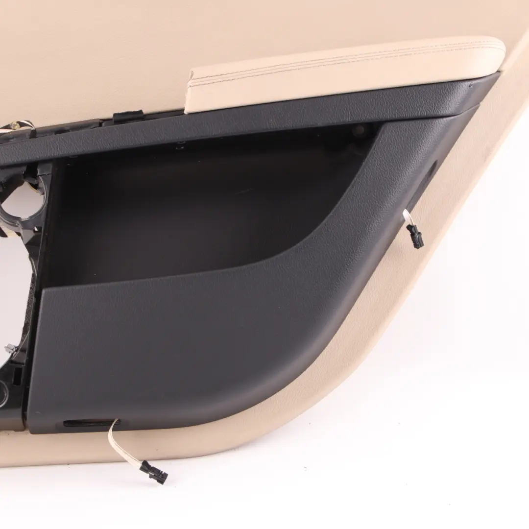 Mercedes W221 Door Card Cover Rear Right O/S Trim Panel Beige Leather