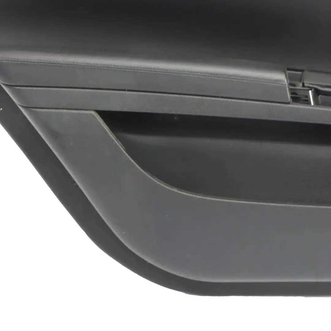 Mercedes W221 Puerta cubierta tarjeta trasera izquierda panel ajuste cuero negro