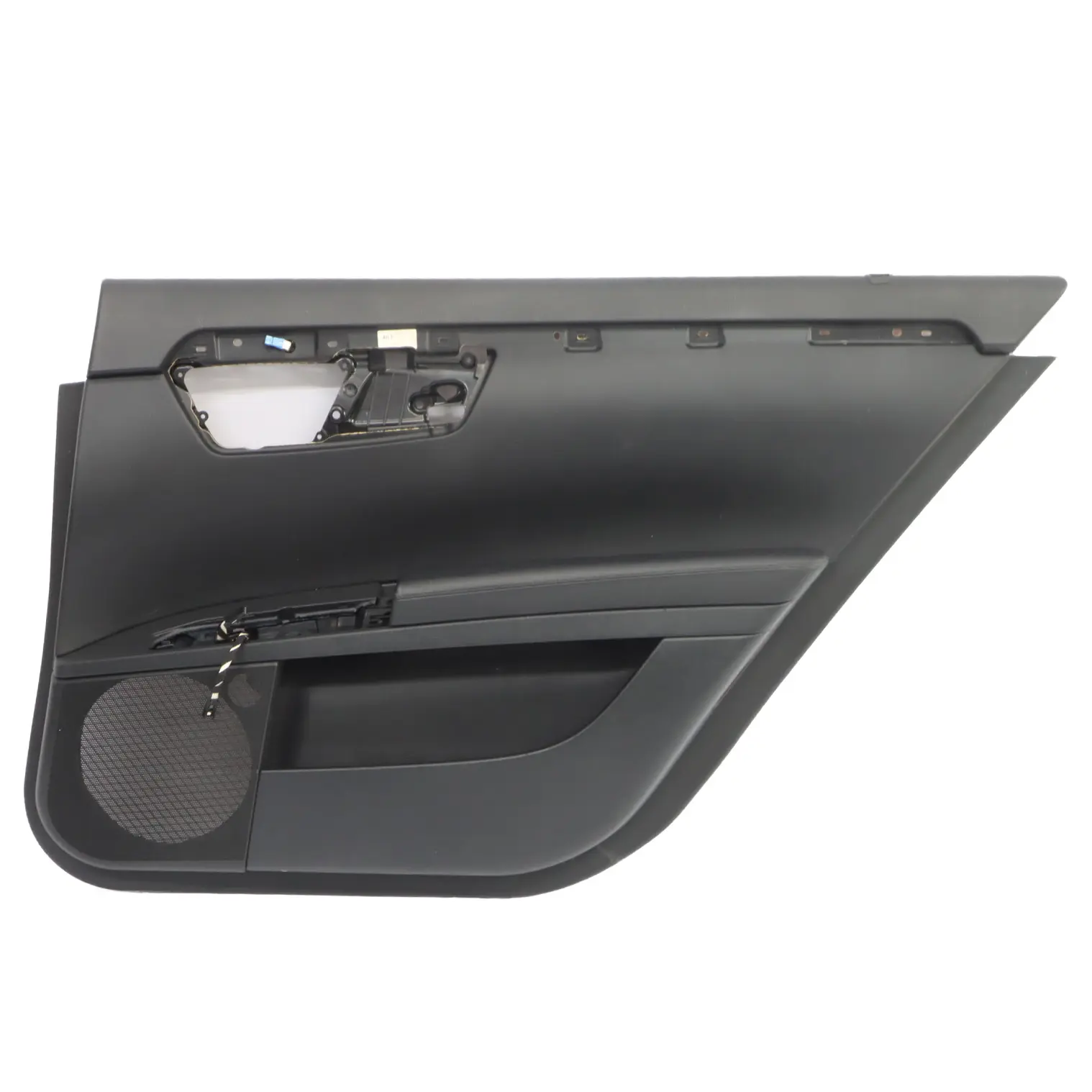 Mercedes W221 Door Card Cover Rear Right O/S Trim Panel Black Leather