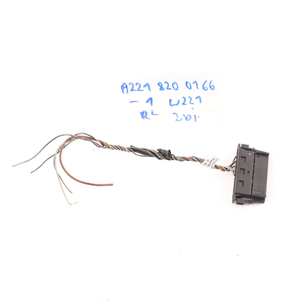 Plug Socket Mercedes W221 Lamp Rear Left N/S Tail Light Wiring A2215450328