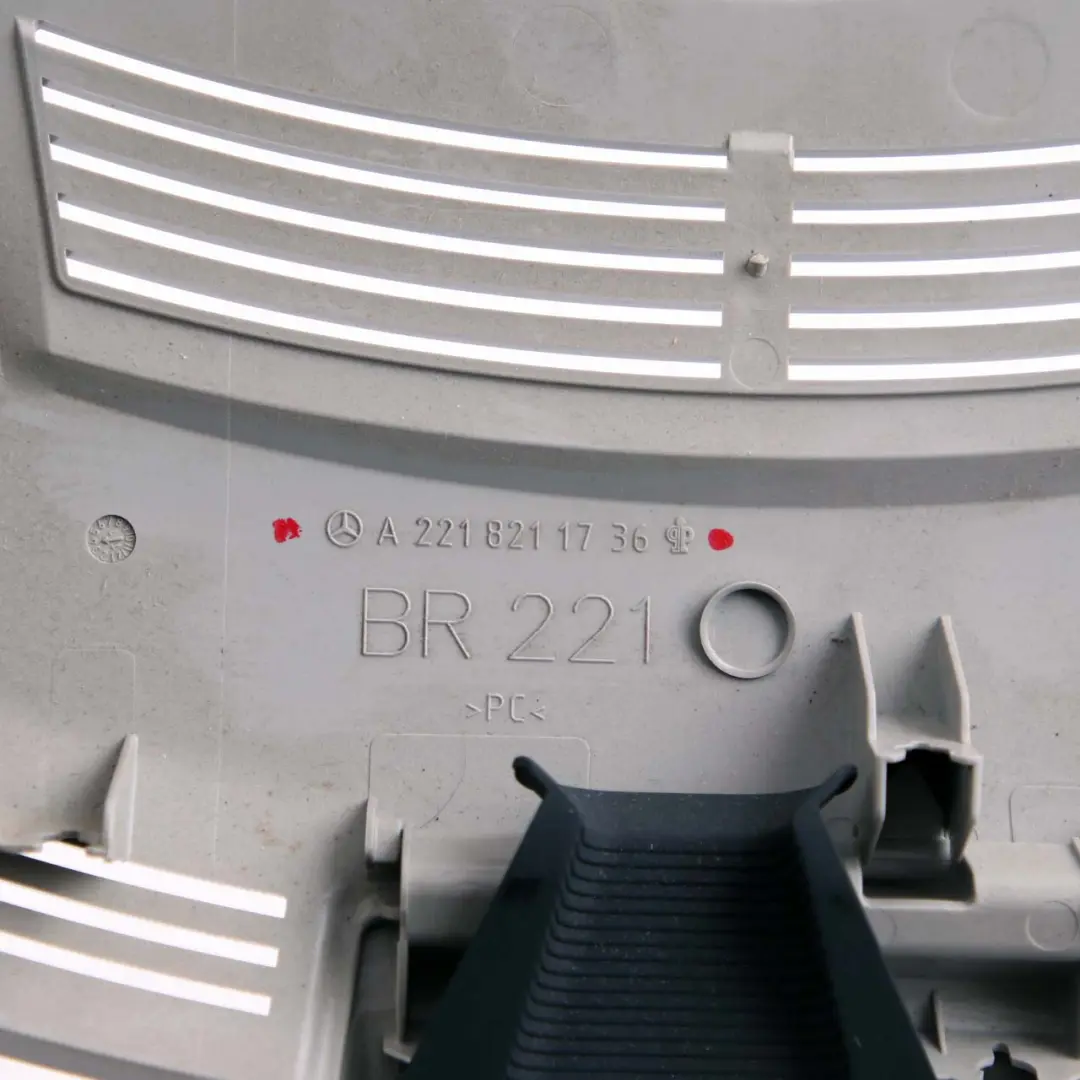 Mercedes-Benz S-Class W221 Cover Fairing Bezel Rain Sensor Grey A2218211736