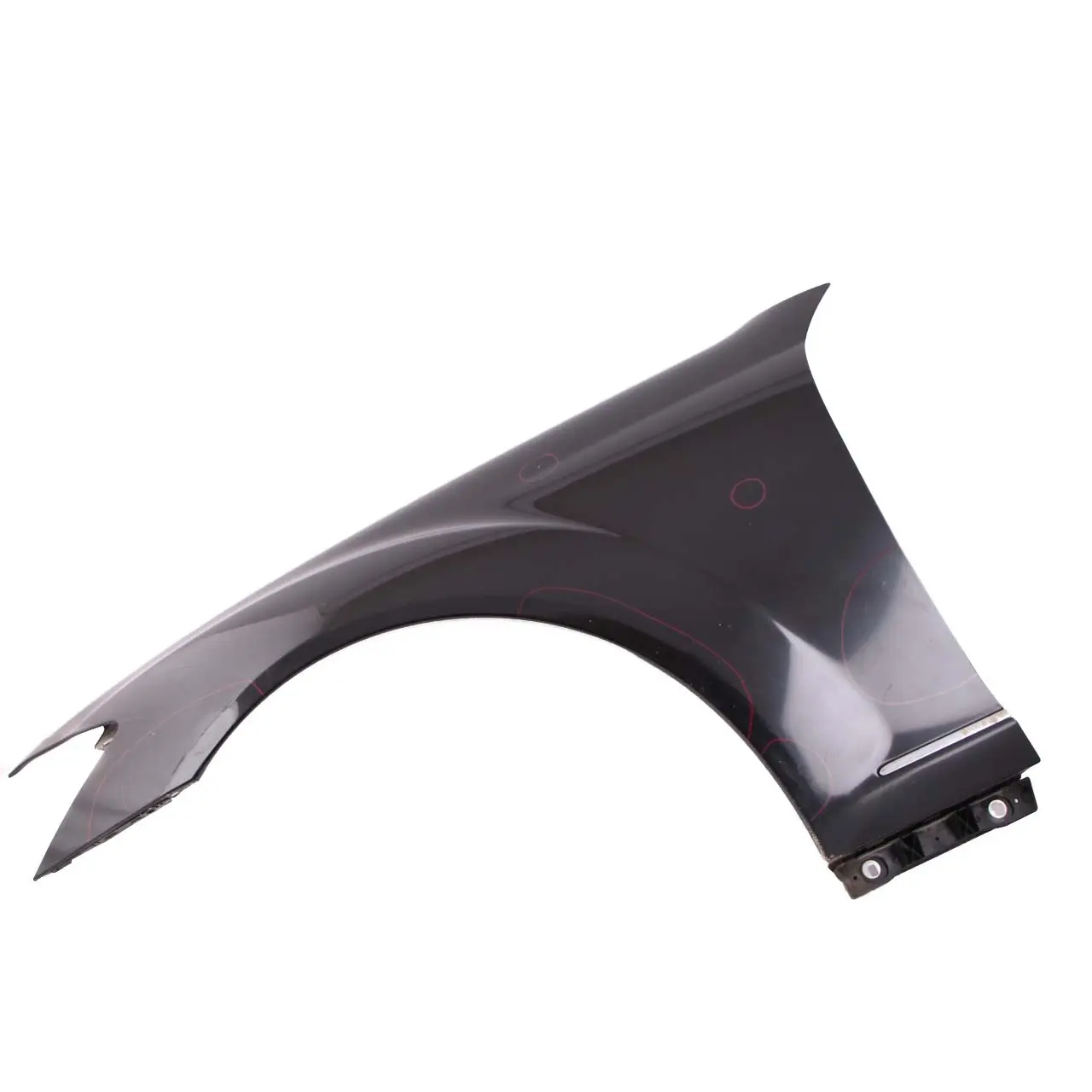 Mercedes-Benz S W221 Front Left N/S Side Panel Wing Fender Obsidian Black - 197