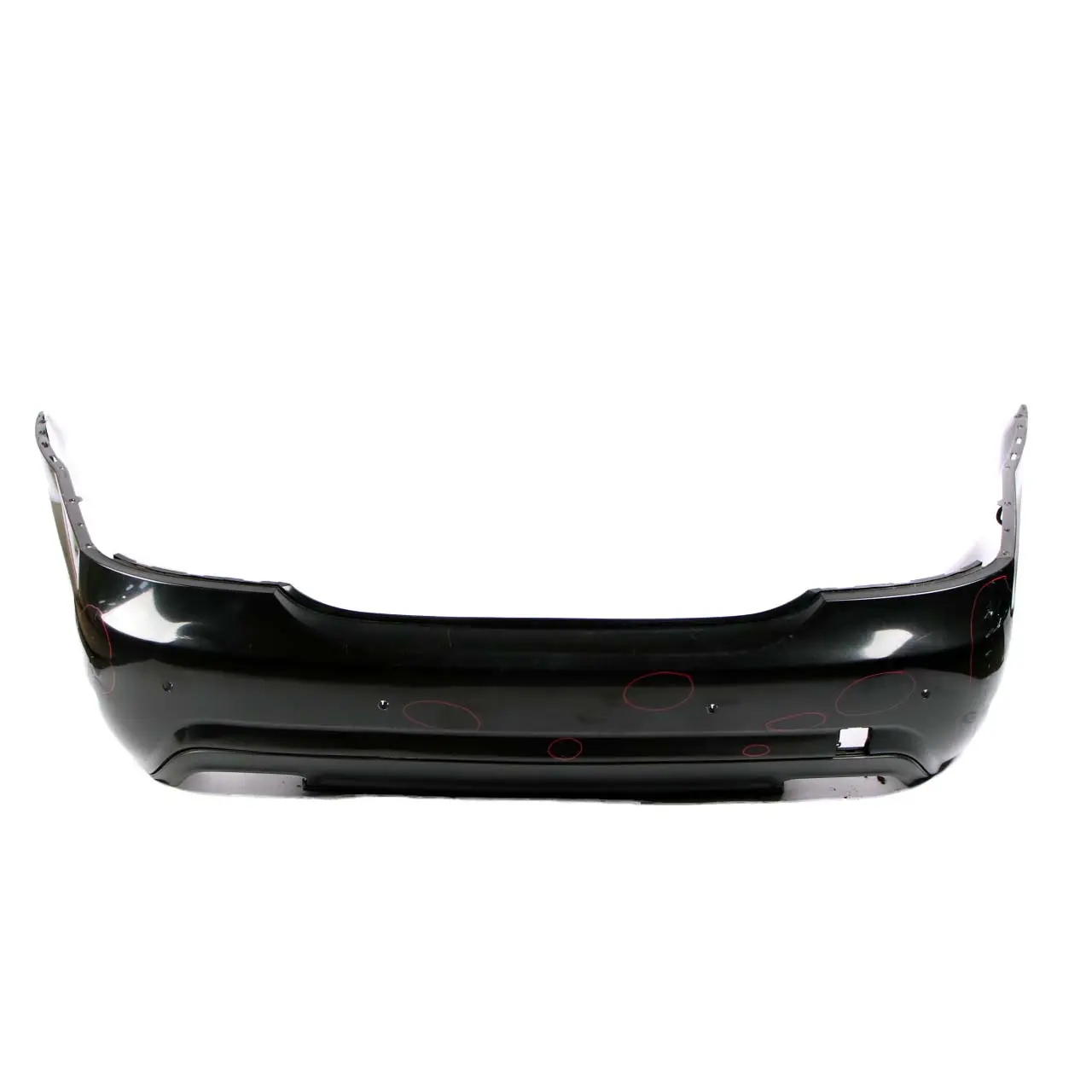 Mercedes-Benz S W221 V8 Facelift AMG Rear Bumper Trim Panel Obsidian Black - 197