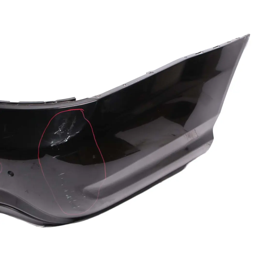 Mercedes-Benz S W221 V8 Facelift AMG Rear Bumper Trim Panel Obsidian Black - 197