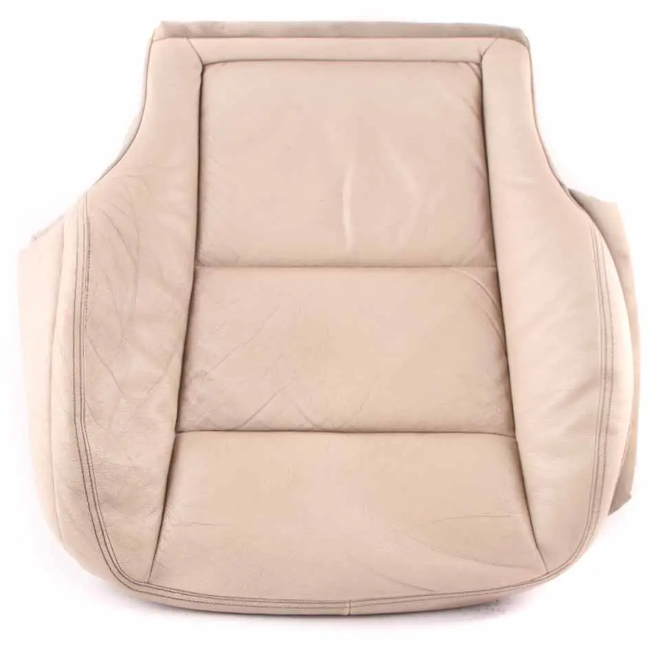 Mercedes W221 Seat Cover Heated Front Left N/S Seat Trim Beige Leather