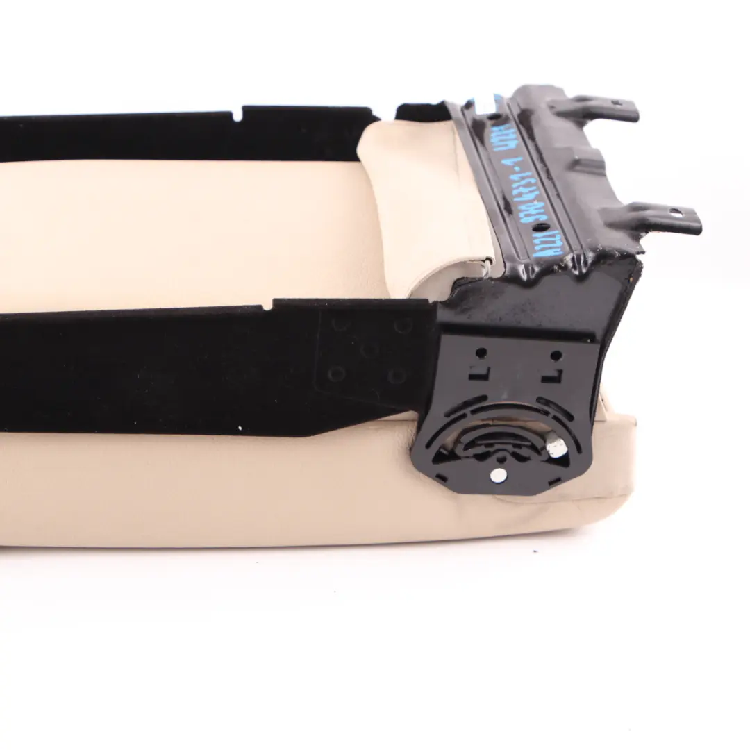 Mercedes W221 Rear Seat Centre Armrest Cup Holder Beige Leather A2219704731