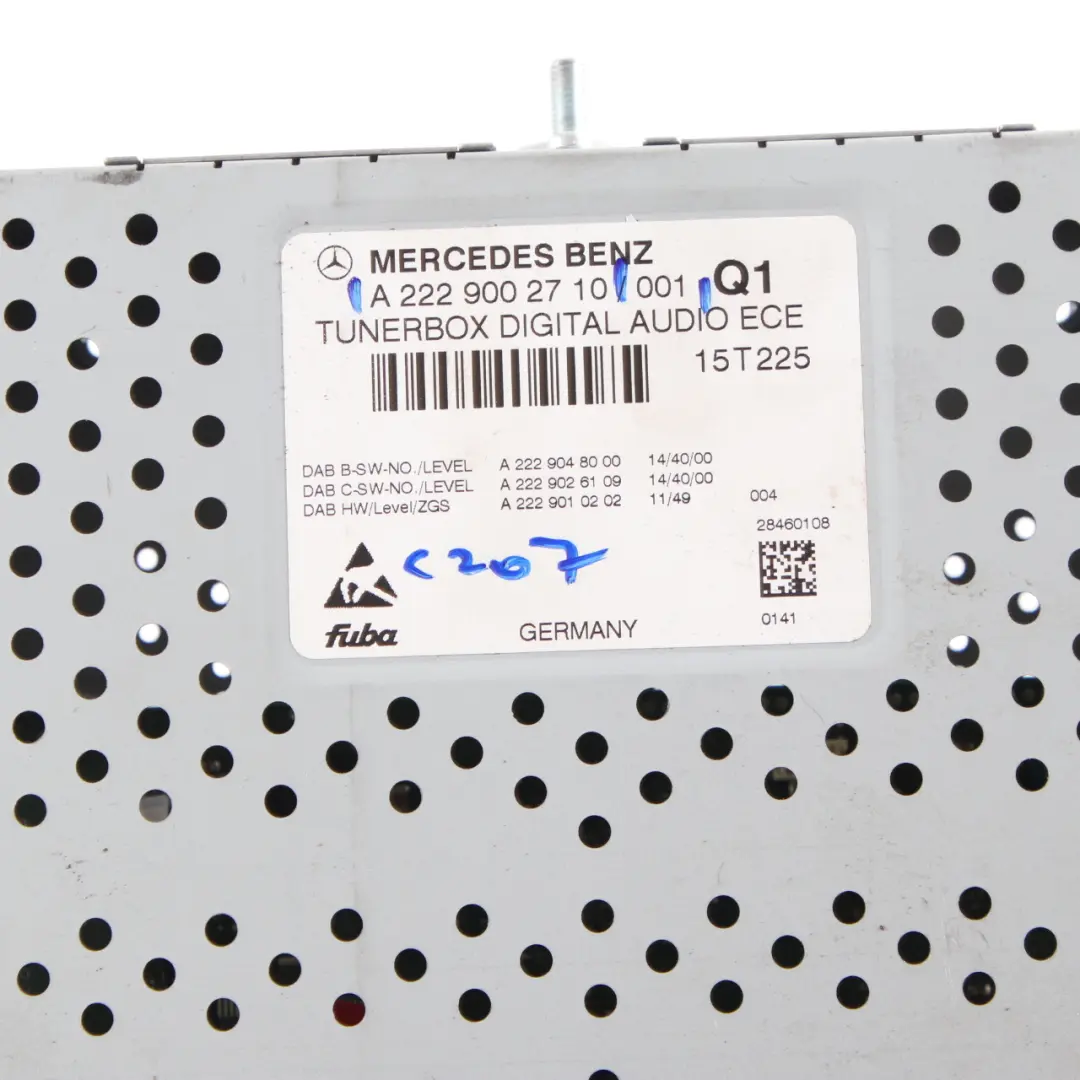 Mercedes W207 W212 W218 Wzmacniacz Radia DAB ECE A2229002710