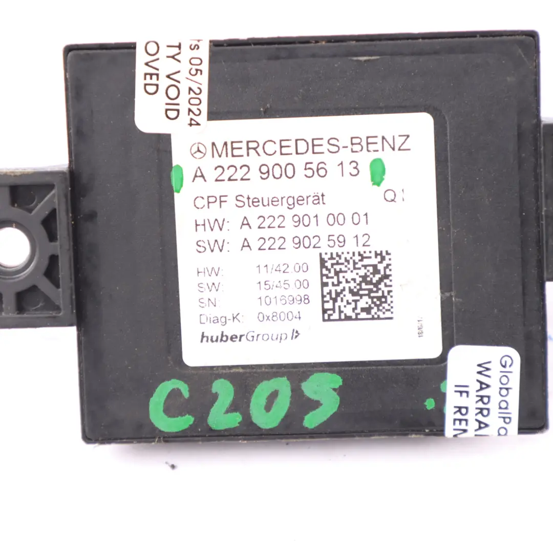 Mercedes W205 W222 W253 Módulo unidad control cámara visión trasera A2229005613