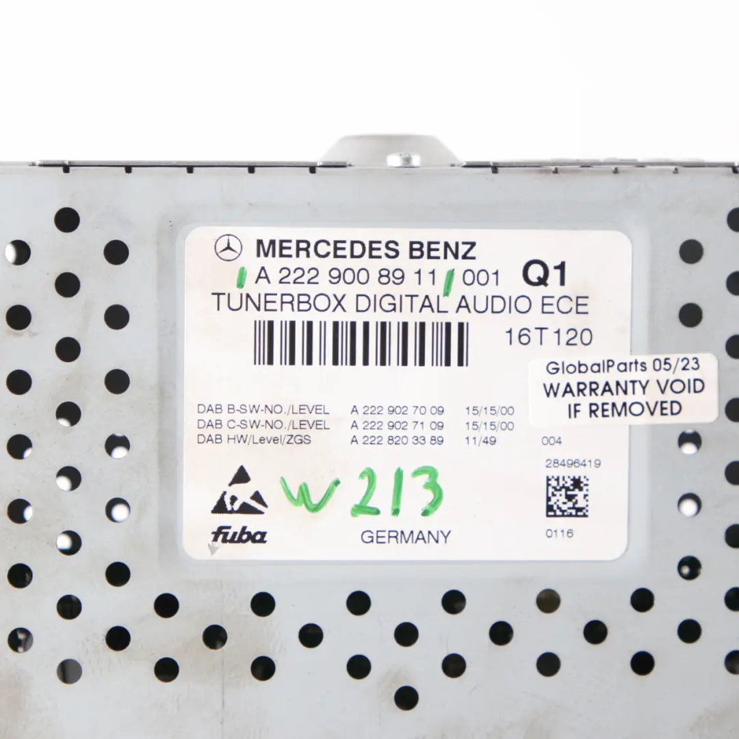 Mercedes W213 W205 W222 Tuner Box Wzmacniacz A2229008911