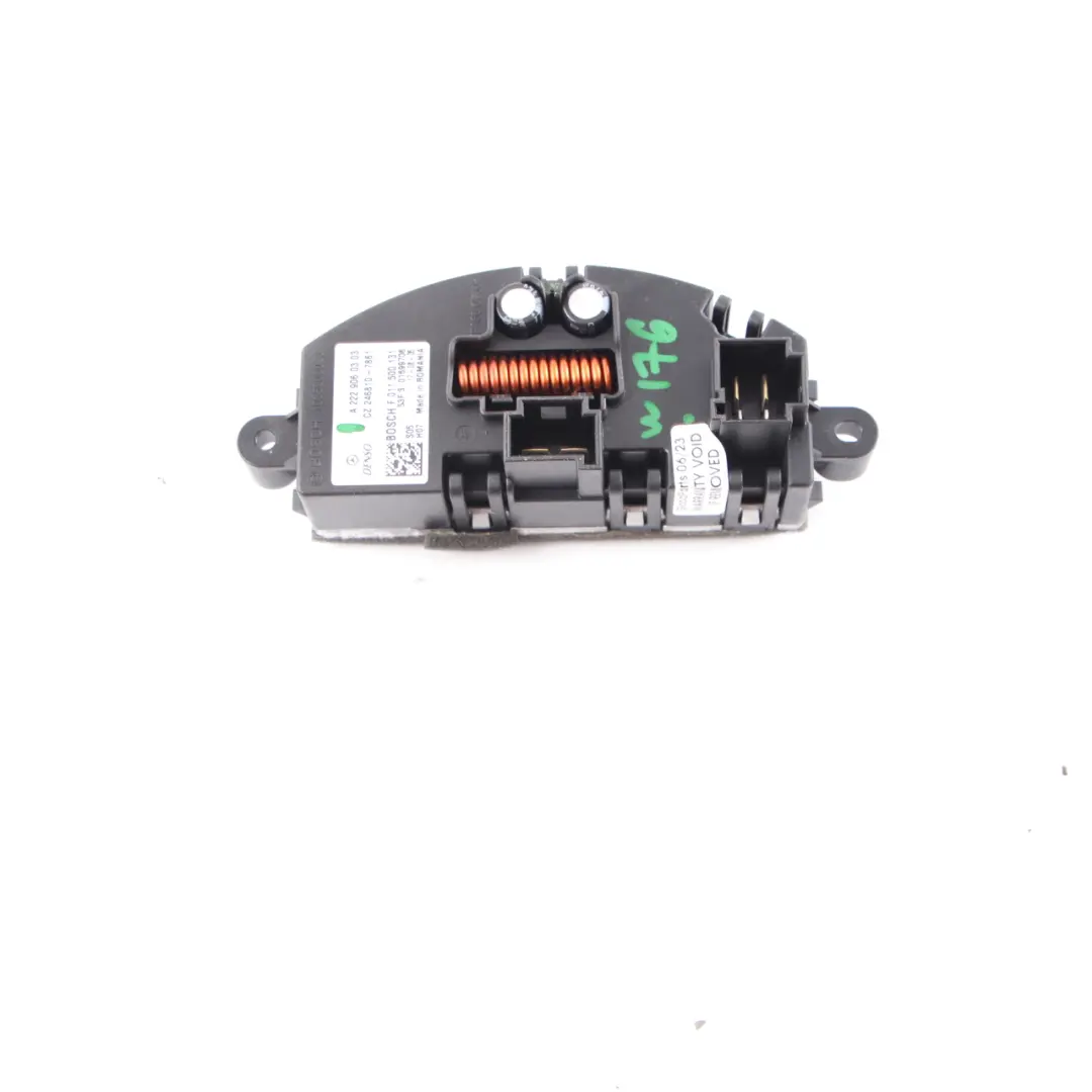 Motor soplador Mercedes W176 W246 Resistencia ventilador calefactor Regulador 