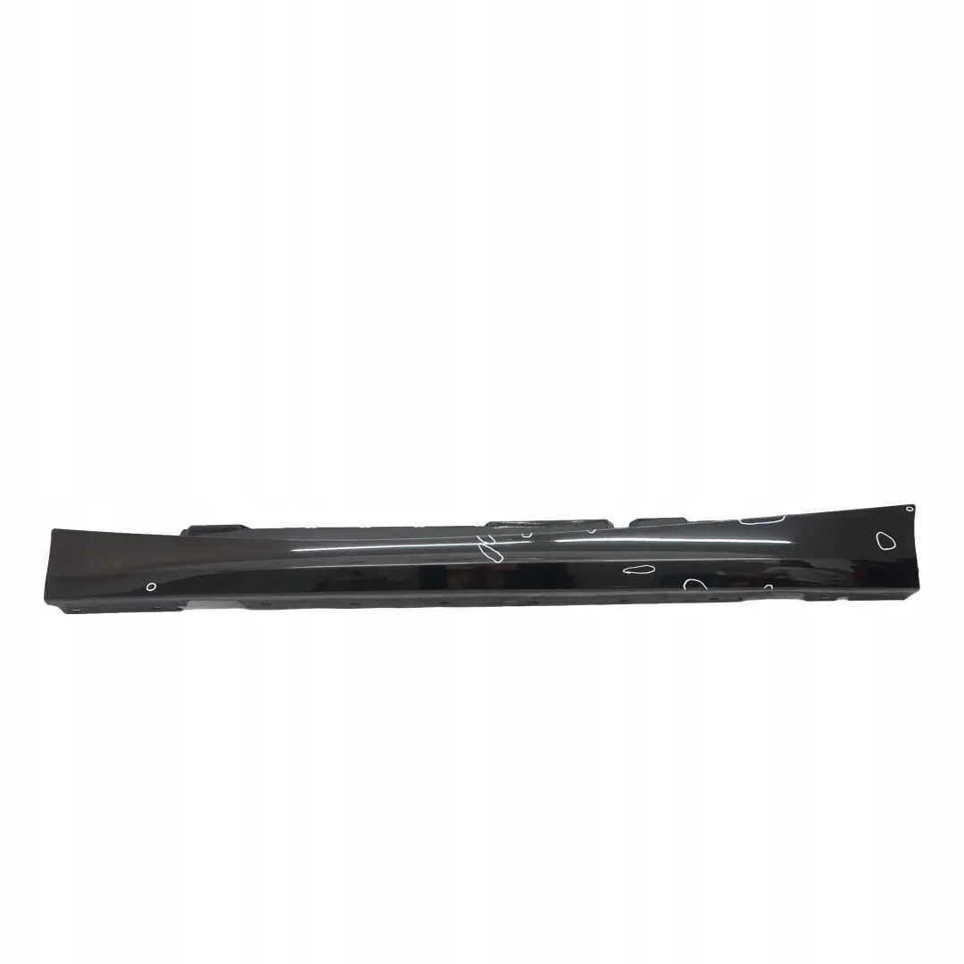 BMW E87N LCI 2 Sill Strip Faldon Lateral Izquierdo Schwarz 2 Negro - 668