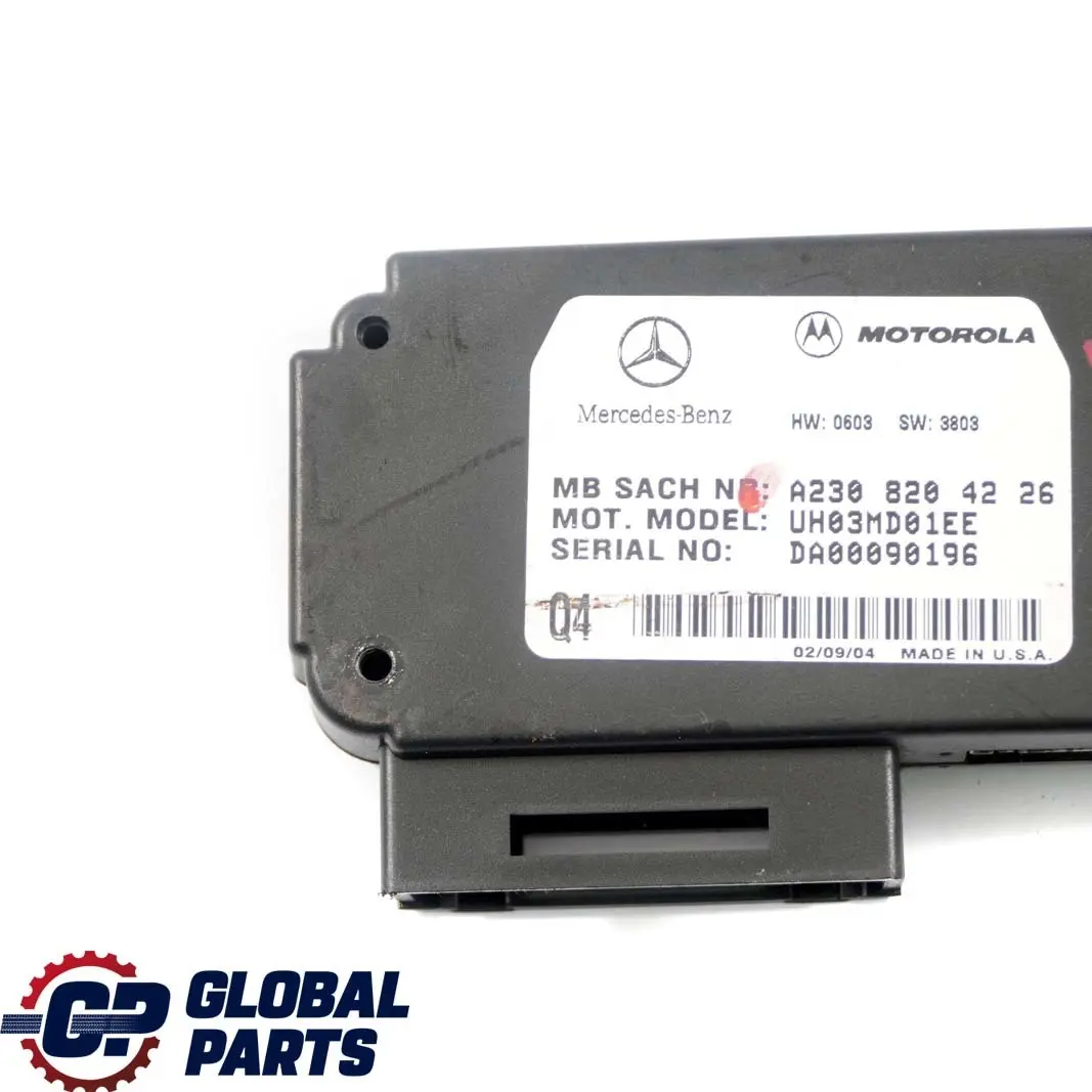 Mercedes Clase C M W163 W203 Motorola Modulo De Control De Tel?fono A2308204226