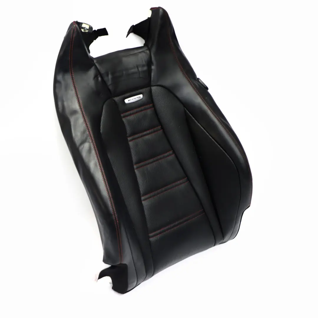 Mercedes W238 Front Seat Backrest AMG Heated Left Right Cover Black Leather