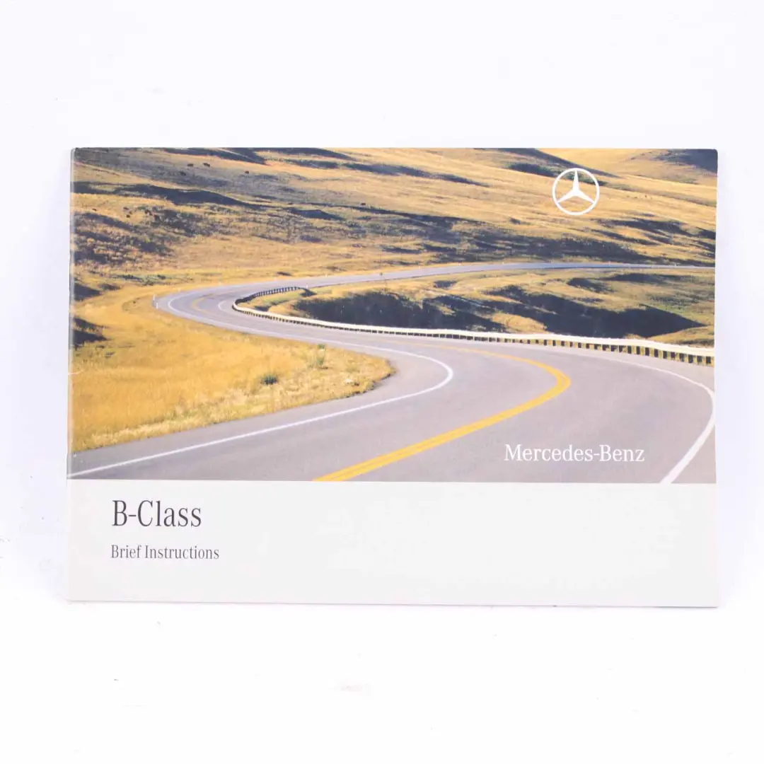 Mercedes W245 Owner's Handbook Service Booklet Slipcase Pouch Case Wallet