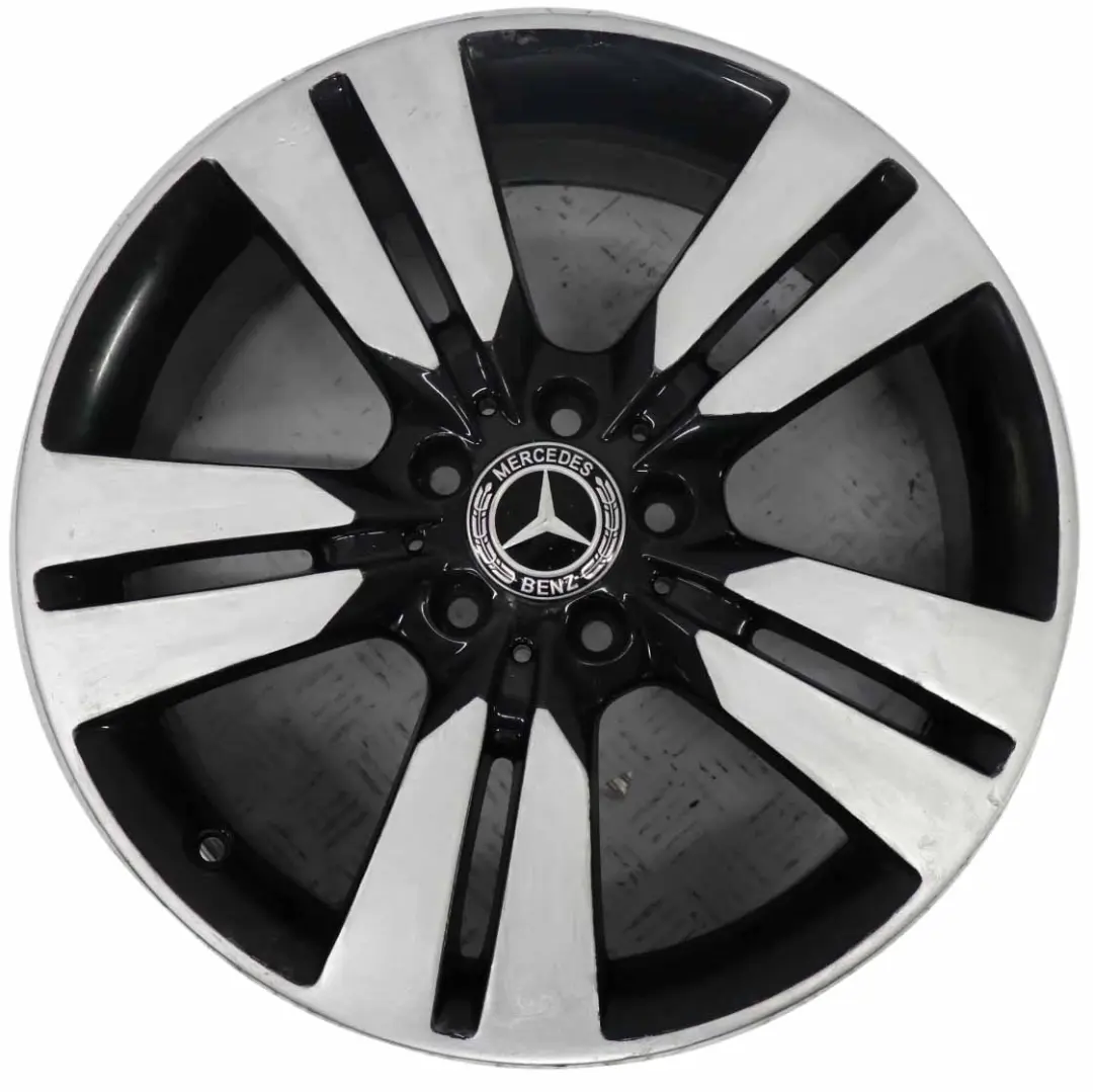 Mercedes W176 Leichtmetallfelge 18" ET:52 7,5J 5 Doppelspeiche A2464010402